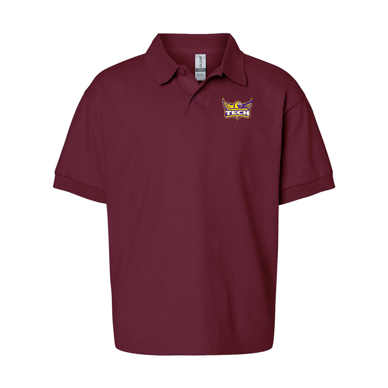 Youth Tennessee Tech Golden Eagles Gildan Dry Blend Jersey Polo